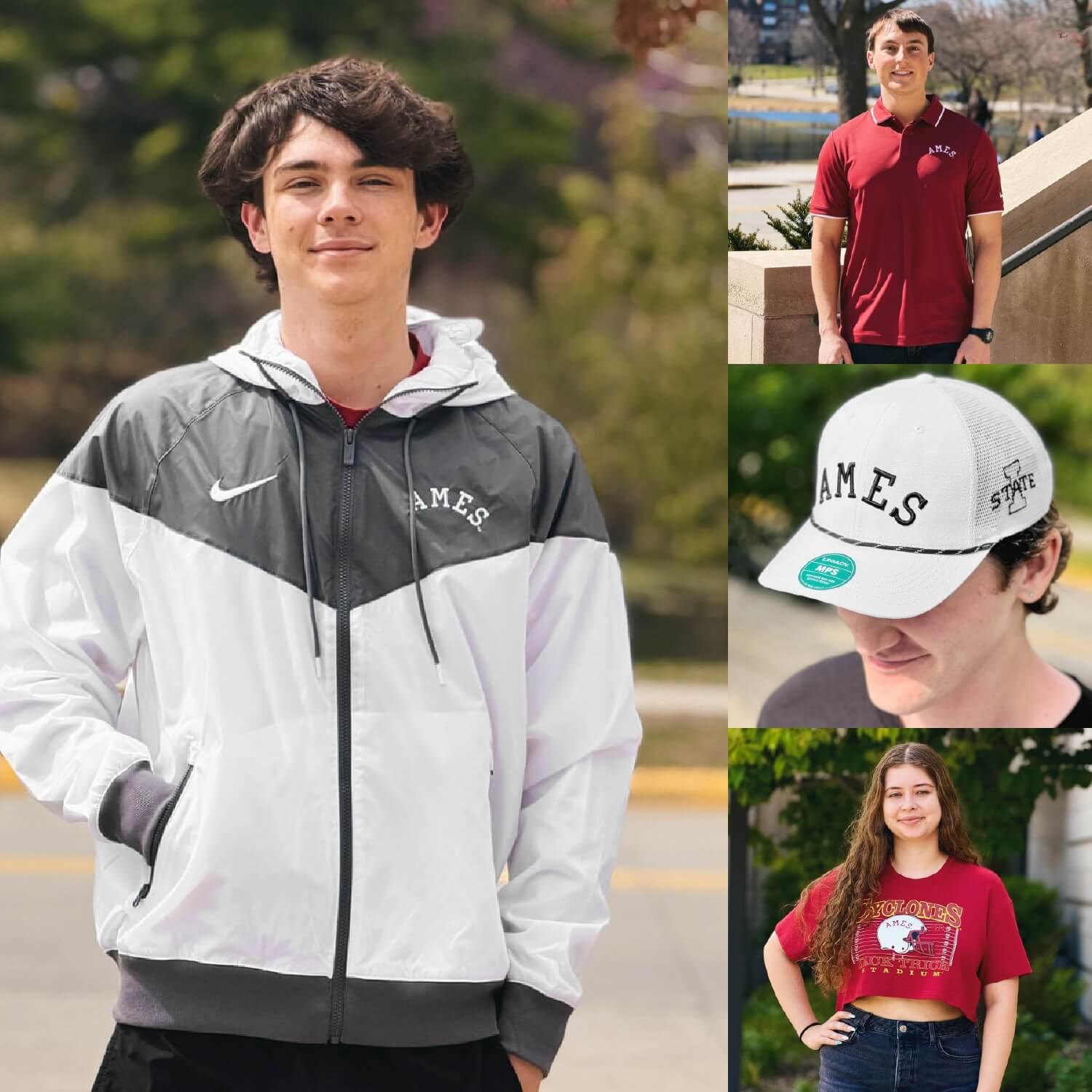 A collage showing the Ames Collection